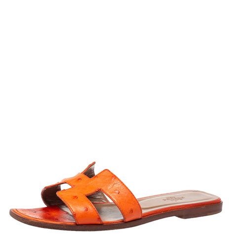 hermes ostrich oran sandal|hermes oran sandals.